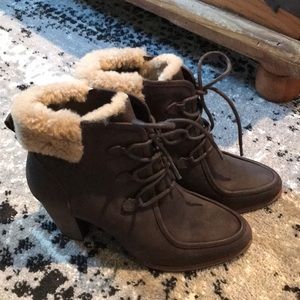 💔SOLD NWOT rare UGG heel booties size 7 1/2